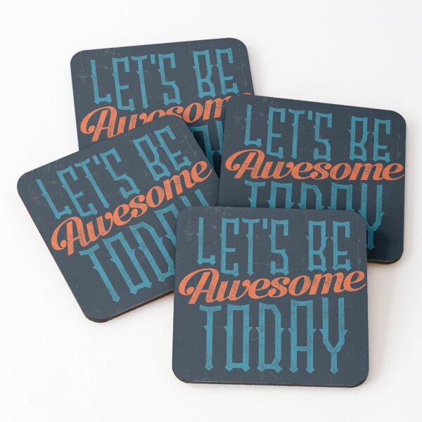 Item preview, Let’s be awesome today / motivational quotes and sayings designed and sold by Moon-Light-Art.