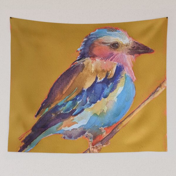 Item preview, Lilac Breasted Roller designed and sold by Laura King  Fine Arts.