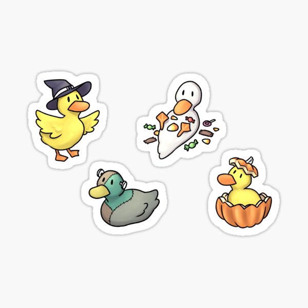 Vista previa del artículo con la obra «Patos de halloween», diseñado y vendido por Art Ducky !.
