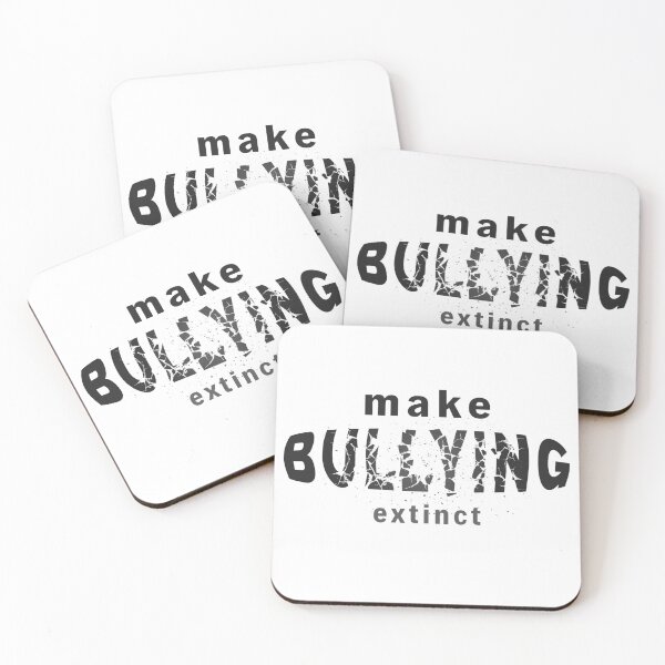 Item preview, Make Bullying Extinct Distressed Black- Stop Violence Anti Bully designed and sold by ViewerEqualsPhoton.