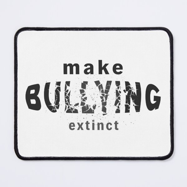 Item preview, Make Bullying Extinct Distressed Black- Stop Violence Anti Bully designed and sold by ViewerEqualsPhoton.