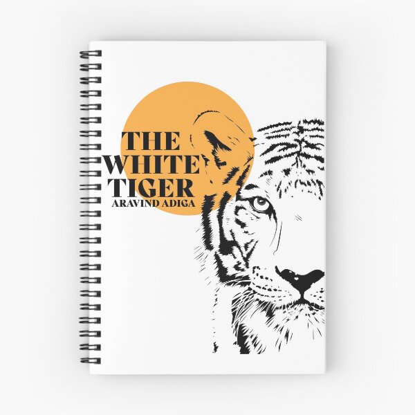 Item preview, The White Tiger Minimalist Book Art designed and sold by PrintsBySadie.