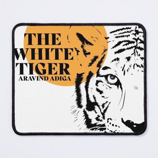 Item preview, The White Tiger Minimalist Book Art designed and sold by PrintsBySadie.