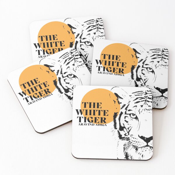 Item preview, The White Tiger Minimalist Book Art designed and sold by PrintsBySadie.