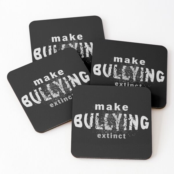 Item preview, Make Bullying Extinct Distressed White- Stop Violence Anti Bully designed and sold by ViewerEqualsPhoton.