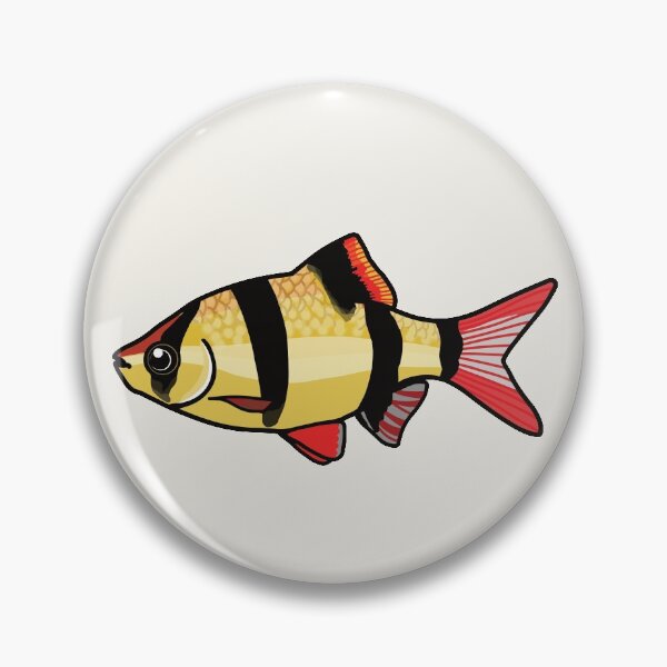 Item preview, Tiger Barb, best fishkeeper gift, aquarium gift - aquadesk designed and sold by Aquadesk.