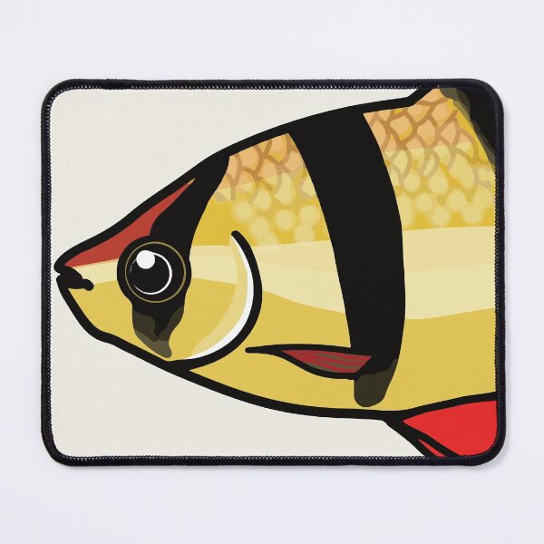 Item preview, Tiger Barb, best fishkeeper gift, aquarium gift - aquadesk designed and sold by Aquadesk.