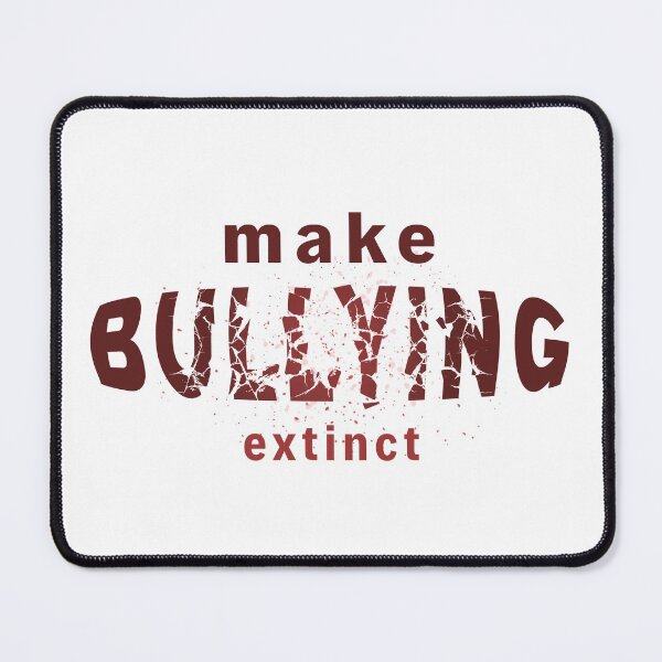Item preview, Make Bullying Extinct Distressed Red- Stop Violence Anti Bully designed and sold by ViewerEqualsPhoton.