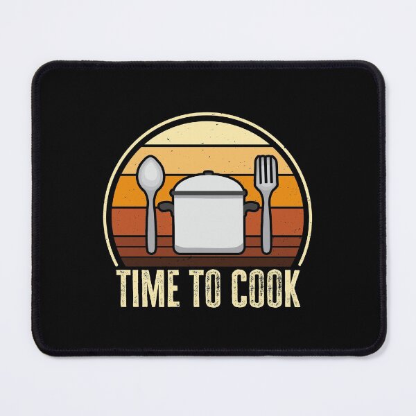 Item preview, Funny Cooking Lover Quote - Time to Cook. Gift for Chefs, Retro Vintage designed and sold by AS-Shirts.