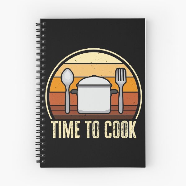 Item preview, Funny Cooking Lover Quote - Time to Cook. Gift for Chefs, Retro Vintage designed and sold by AS-Shirts.