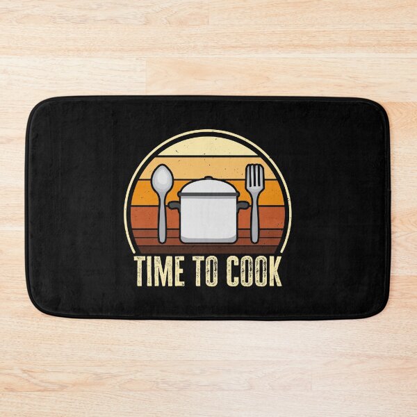 Item preview, Funny Cooking Lover Quote - Time to Cook. Gift for Chefs, Retro Vintage designed and sold by AS-Shirts.