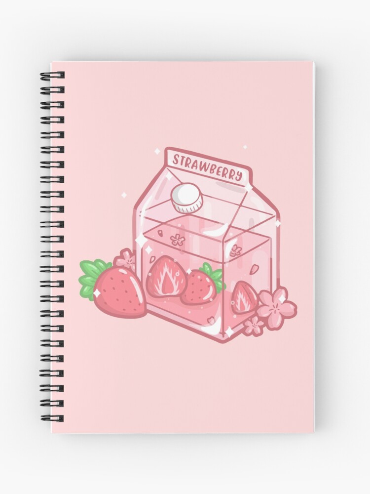 Strawberry Milk Trifold (Stationery)