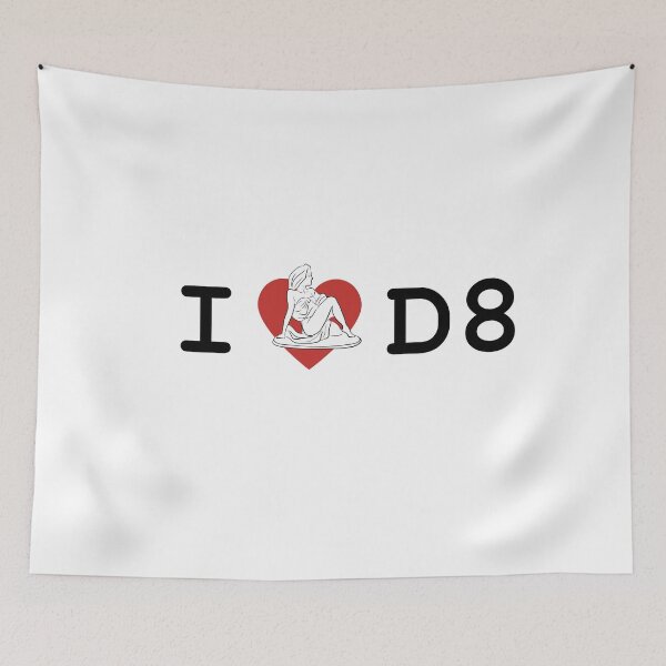 Item preview, I love Dublin 8 (Lady on the rock) designed and sold by IrishItalianGuy.