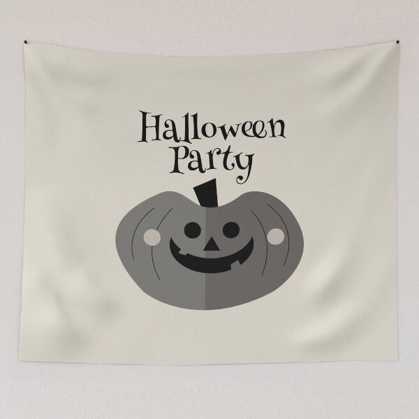 Item preview, Retro funny pumpkin for costume on halloween party designed and sold by RetroPack.