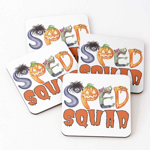 Item preview, SPED Squad Partial Monster Text Pattern Design (White/Transparent Background) designed and sold by Rosinda.