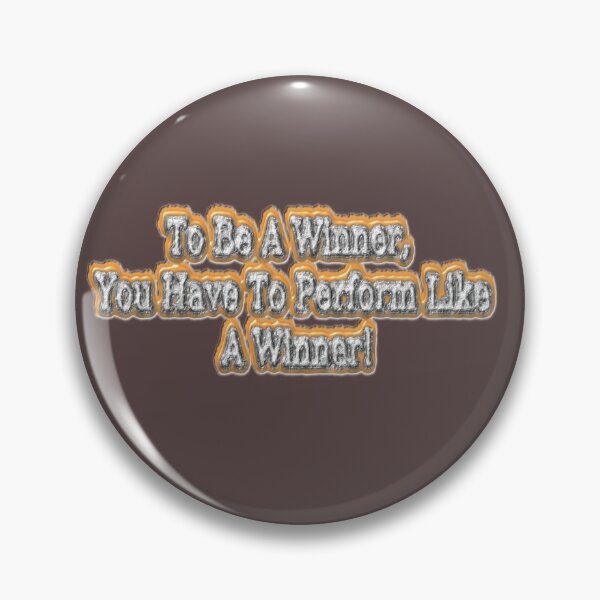 Item preview,  "To Be A Winner". Buy Now designed and sold by Health And Fitness Posts e-Store.