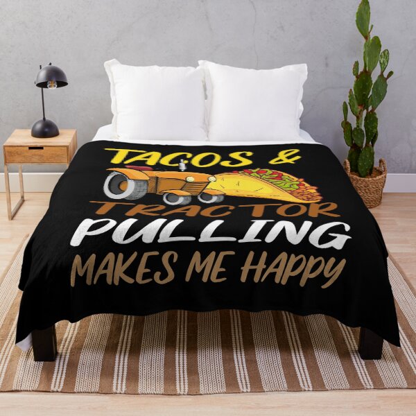 Item preview, Tacos And Tractor Pulling makes me happy Power Mexican Food Tract , TACOS LOVERS FOODIES GIFT IDEA designed and sold by justbejoker.