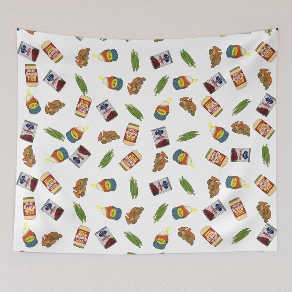 Item preview, Thanksgiving Day Food Pattern designed and sold by mrtraz.