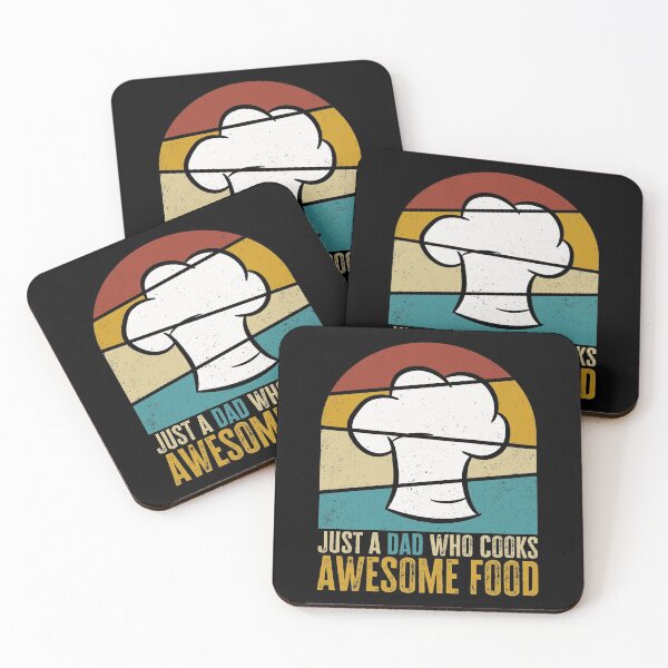 Item preview, Cooking Dad Quote Retro. Just a Dad who Cooks Awesome Food, Gift for Dad designed and sold by AS-Shirts.