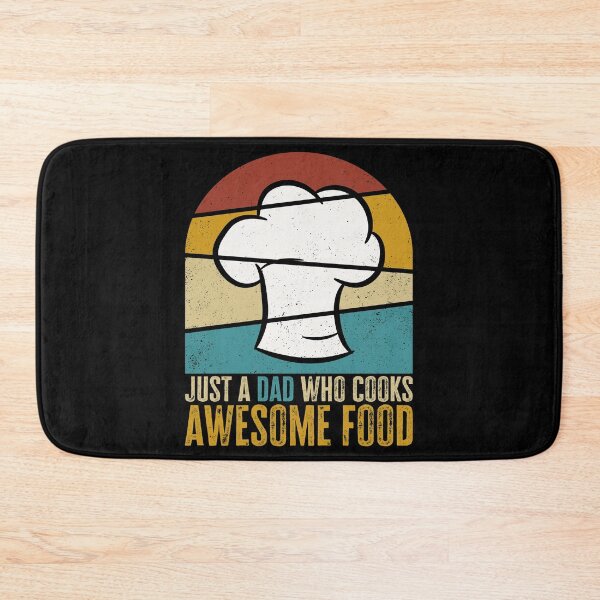 Item preview, Cooking Dad Quote Retro. Just a Dad who Cooks Awesome Food, Gift for Dad designed and sold by AS-Shirts.