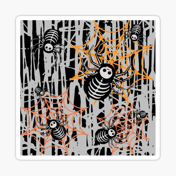 Item preview, Halloween Skeleton Spider designed and sold by FloraSkylark.