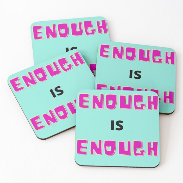 Item preview, ENOUGH IS ENOUGH designed and sold by forgodandcountr.