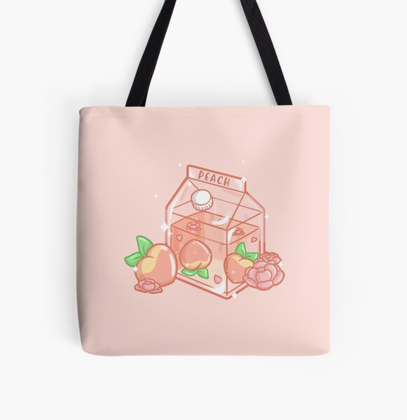 Sweet Peach Canvas Tote Bag – Kawaiies