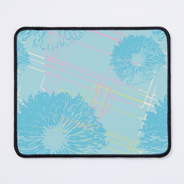 Item preview, Geometric Bright Chrysanthemums Pattern designed and sold by SofiaAlves.