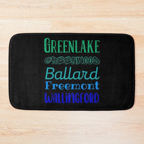 Item preview, Greenlake, Greenwood, Ballard, Freemont, Wallingford. Neighborhoods in SeattleDesign designed and sold by Constant Readers.