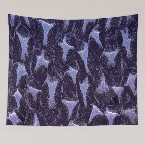 Item preview, Flower Petal - Blue designed and sold by DiatomsATTACK.