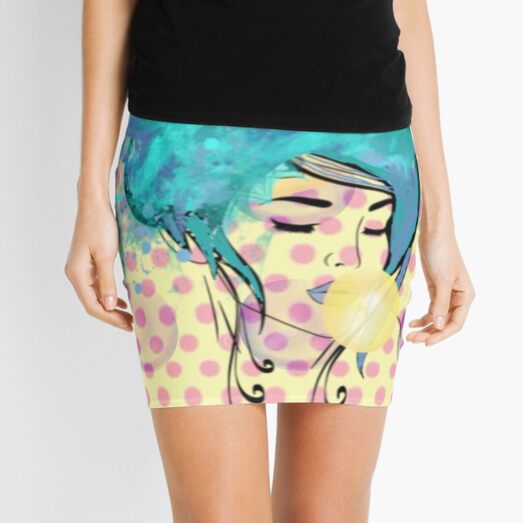 Thinking Mini Skirt