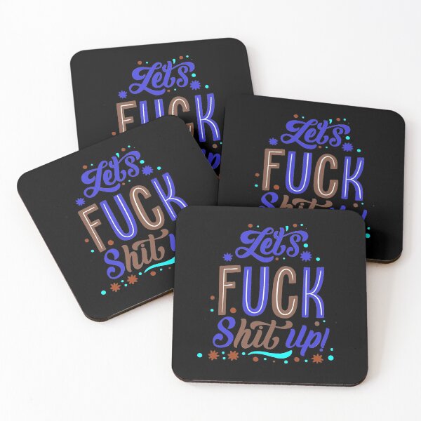 Item preview, Let's Fuck shit up! designed and sold by Charming Doodles.