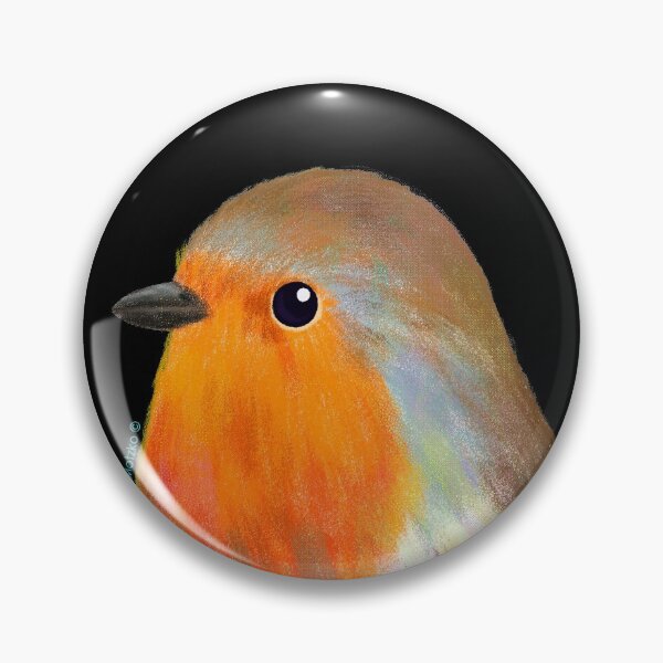 Item preview, European Robin Bird designed and sold by julianamotzko.