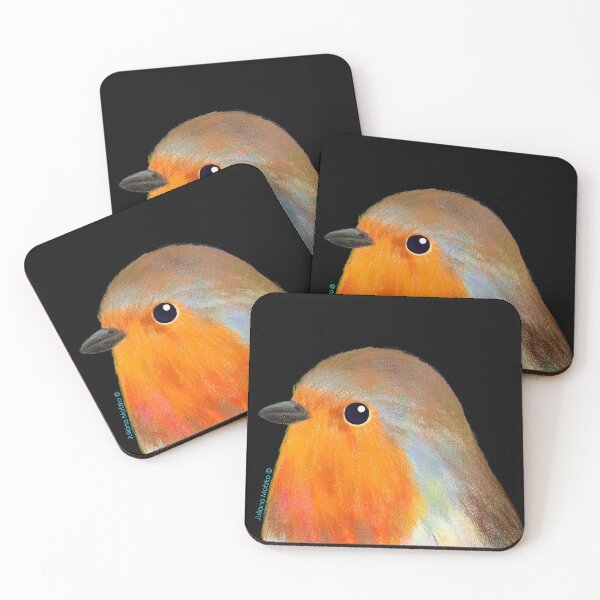 Item preview, European Robin Bird designed and sold by julianamotzko.