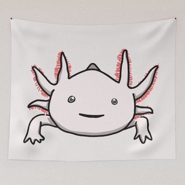 Item preview, Axolotl, best fishkeeper gift, aquarium gift - aquadesk designed and sold by Aquadesk.