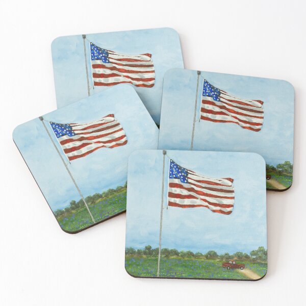 Item preview, Old Fashion America (American Flag) designed and sold by YellowDotArtist.