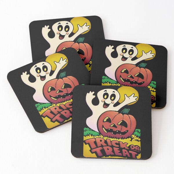 Item preview, Trick Or Treat Halloween Ghost And Pumpkin designed and sold by strawberryrawrr.