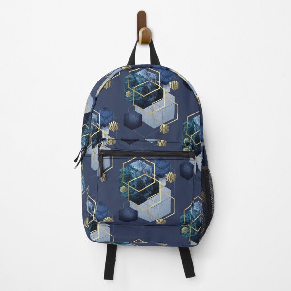 Item preview, Navy Gold Geometric designed and sold by UrbanEpiphany.