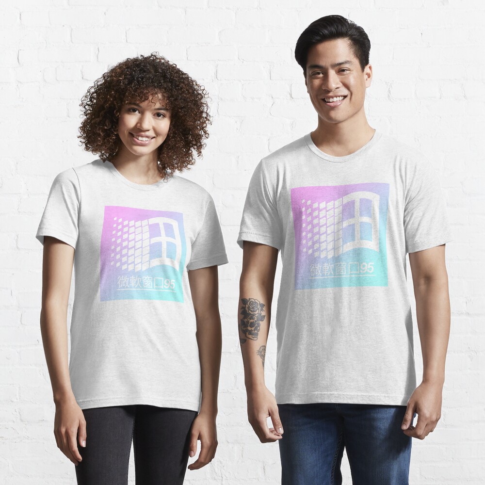 windows 95 aesthetic t shirt by lecreature redbubble windows 95 aesthetic t shirt by lecreature redbubble