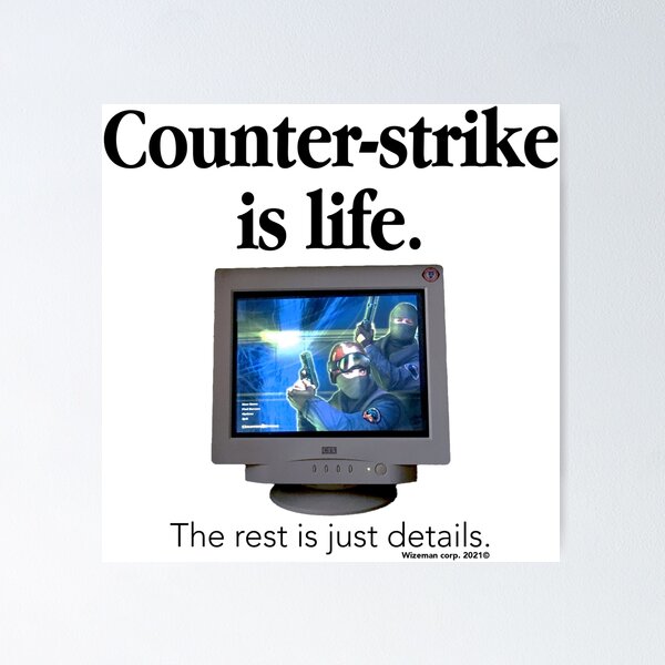 Item preview, Counter Strike graphic tee designed and sold by Bazzzz.