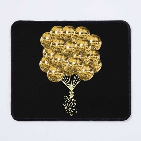 Item preview, Yellow Gold Disco Ball Balloons designed and sold by Deborah Camp.