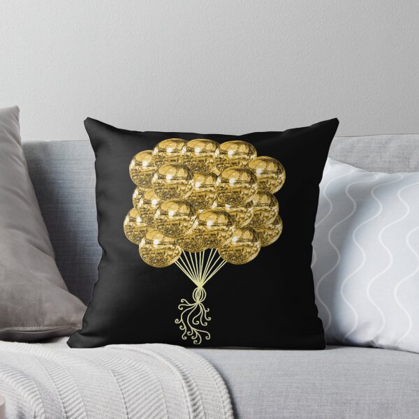 Item preview, Yellow Gold Disco Ball Balloons designed and sold by Deborah Camp.