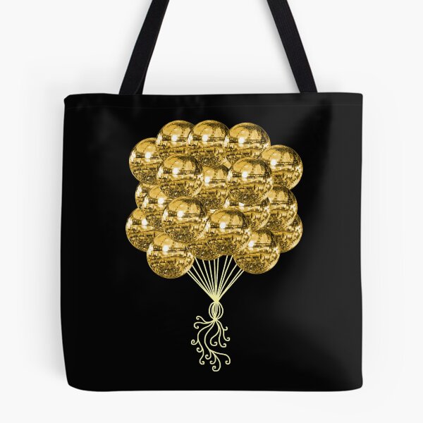 Item preview, Yellow Gold Disco Ball Balloons designed and sold by Deborah Camp.