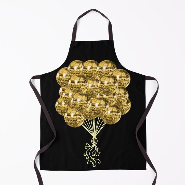 Item preview, Yellow Gold Disco Ball Balloons designed and sold by Deborah Camp.