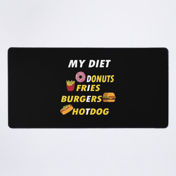 Item preview, Diet Donuts Fries burger Hot Dog , fast food LOVERS FOODIES GIFT IDEA  designed and sold by justbejoker.