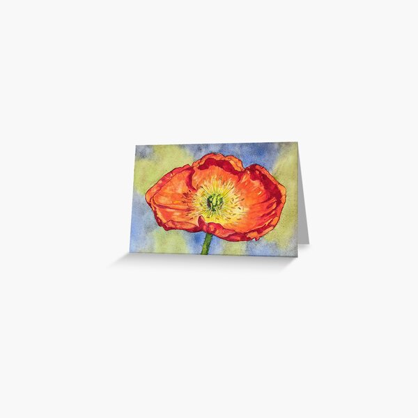 Item preview, Poppy Wide Open designed and sold by Laura King  Fine Arts.