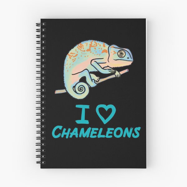 Item preview, I Love Chameleons for Chameleon Lovers, Pastel Blue designed and sold by Mochi-Merch.