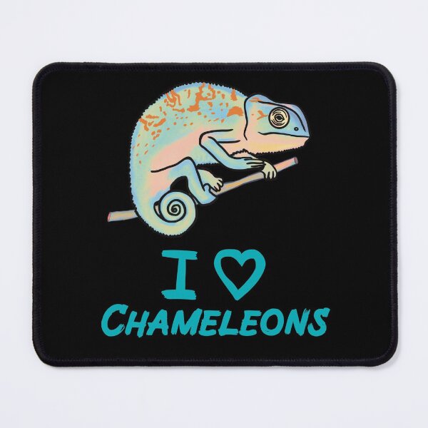 Item preview, I Love Chameleons for Chameleon Lovers, Pastel Blue designed and sold by Mochi-Merch.