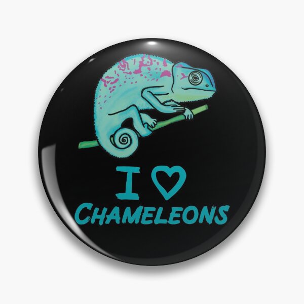 Item preview, I Love Chameleons for Chameleon Lovers, Blue designed and sold by Mochi-Merch.
