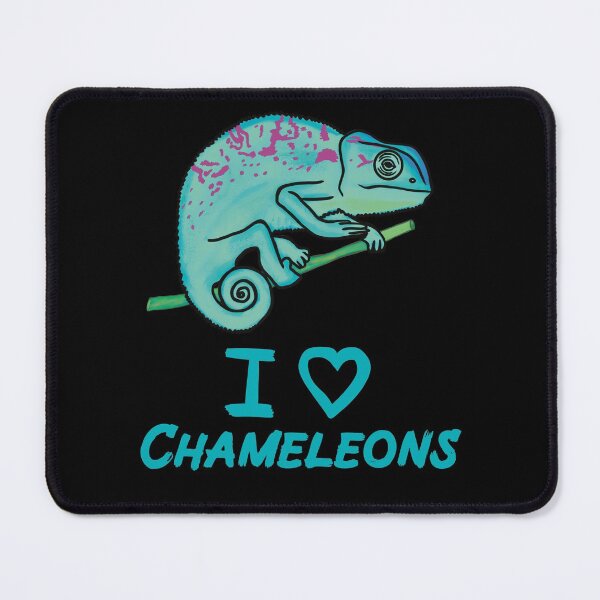 Item preview, I Love Chameleons for Chameleon Lovers, Blue designed and sold by Mochi-Merch.